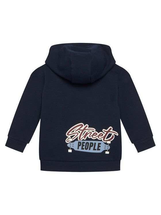 United Colors Of Benetton United Colors Of Benetton Bluză 3J68G503Y Bleumarin Relaxed Fit