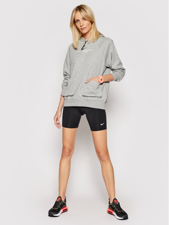 Nike Felpa Sportswear CZ8896 Grigio Oversize • Modivo.it