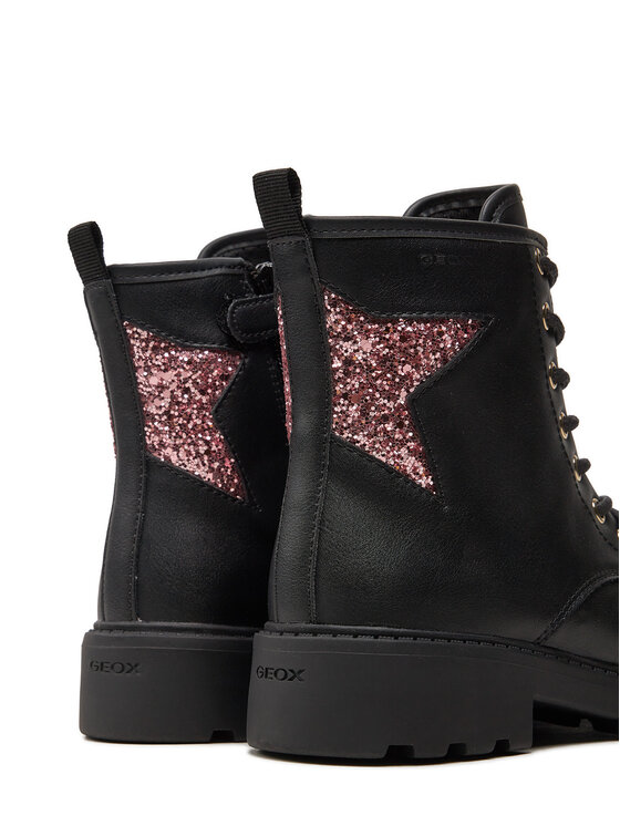Geox Geox Csizma Jr Casey J9420G 0BCEW C9B8W S Fekete
