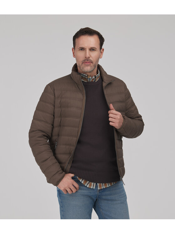 Lee Cooper Lee Cooper Kurtka jeansowa MASON Brązowy Regular Fit