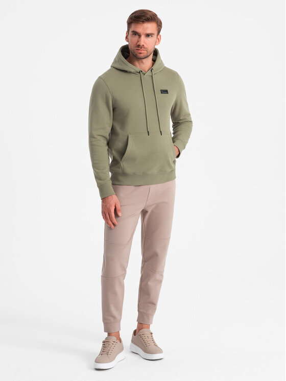 Ombre Ombre Mikina OM-SSNZ-0141 Zelená Regular Fit