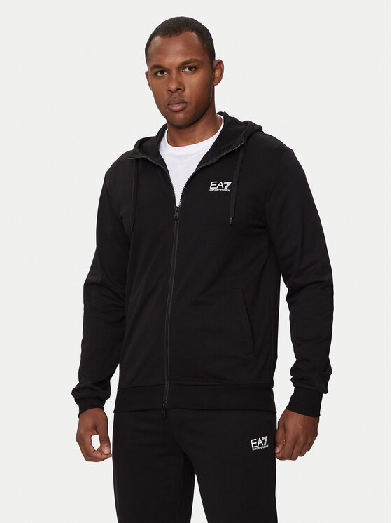 EA7 Emporio Armani EA7 Emporio Armani Pulóver 8NPM33 PJVRZ 1200 Fekete Regular Fit