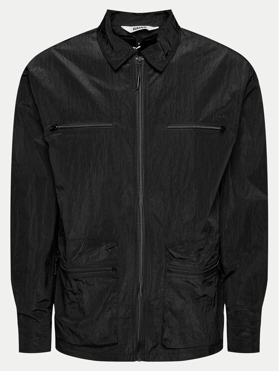 Rains Rains Сорочка Kano Overshirt 19220 Чорний Regular Fit