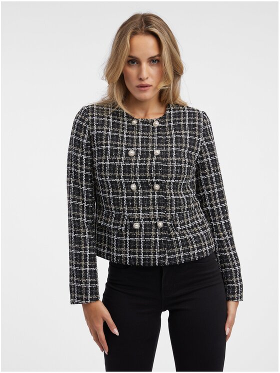 Marynarka Orsay, Rozmiar 38, Czarny, 491039660000//34