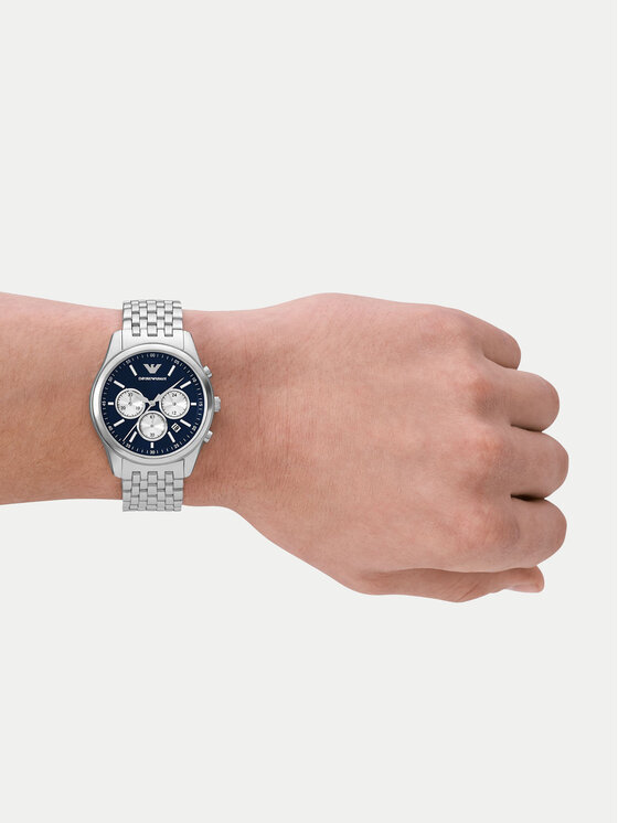 Emporio Armani Emporio Armani Sat Antonio AR11582 Srebrna