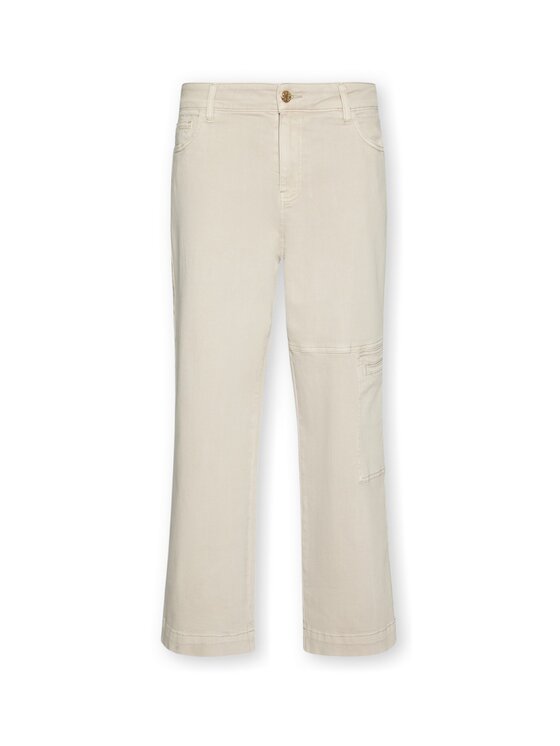 Elena Mirò Elena Mirò Pantaloni di tessuto P185P000421N0A3 Crema Regular Fit