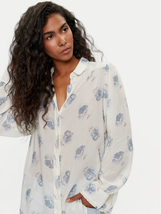 Lee Lee Marškiniai 112355158 Écru Relaxed Fit