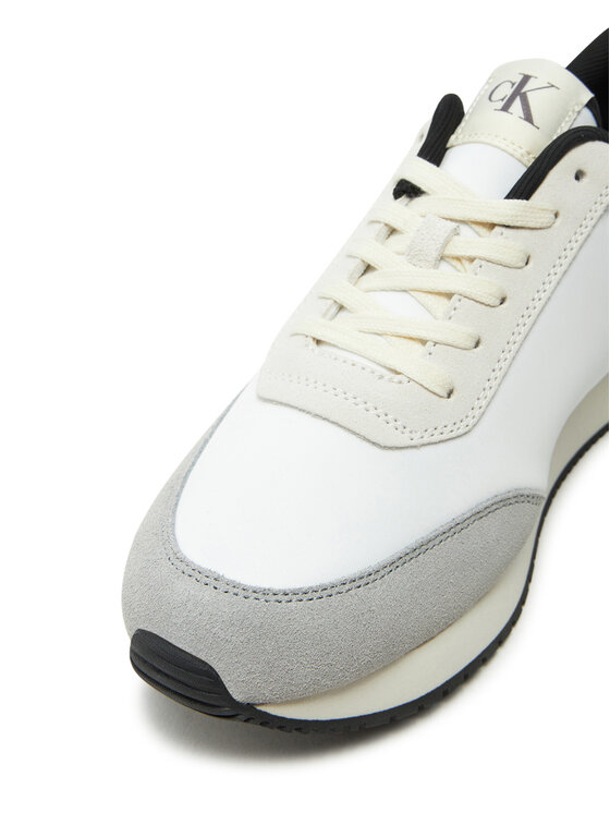 Calvin Klein Jeans Calvin Klein Jeans Laisvalaikio batai Retro Runner Iconic Snk YM0YM01119 Balta