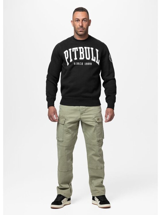 PITBULL PITBULL Bluza NORTON Czarny Regular Fit