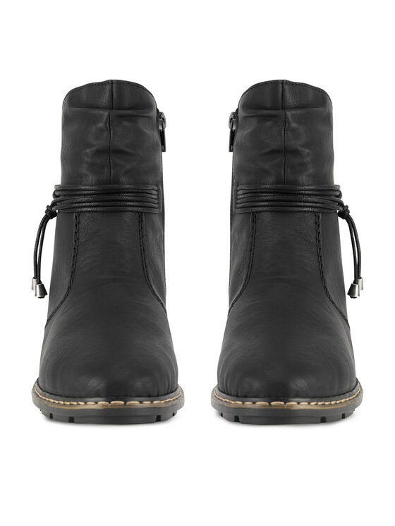 Rieker Rieker Botine 77263-00 Negru