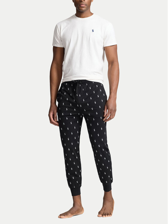 Polo Ralph Lauren Polo Ralph Lauren Spodnie piżamowe 714899500001 Czarny Regular Fit
