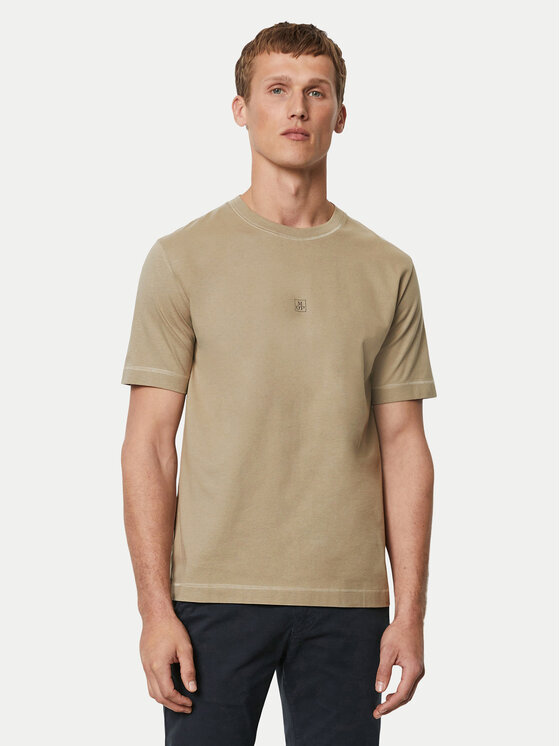 Marc O'Polo Marc O'Polo T-särk 426 2012 51604 Beež Regular Fit