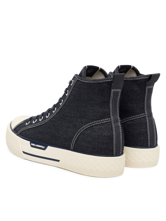 KARL LAGERFELD KARL LAGERFELD Trampki KL50455D Granatowy