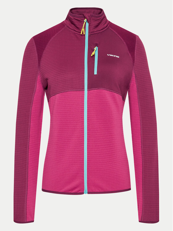 Viking Viking Bluza Midland Lady 720/25/8000 Fioletowy Regular Fit
