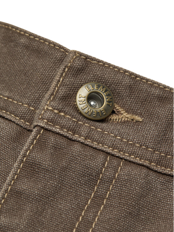 Element Element Pantaloni di tessuto Big Carpenter Canvas ELYNP00201 Marrone Relaxed Fit