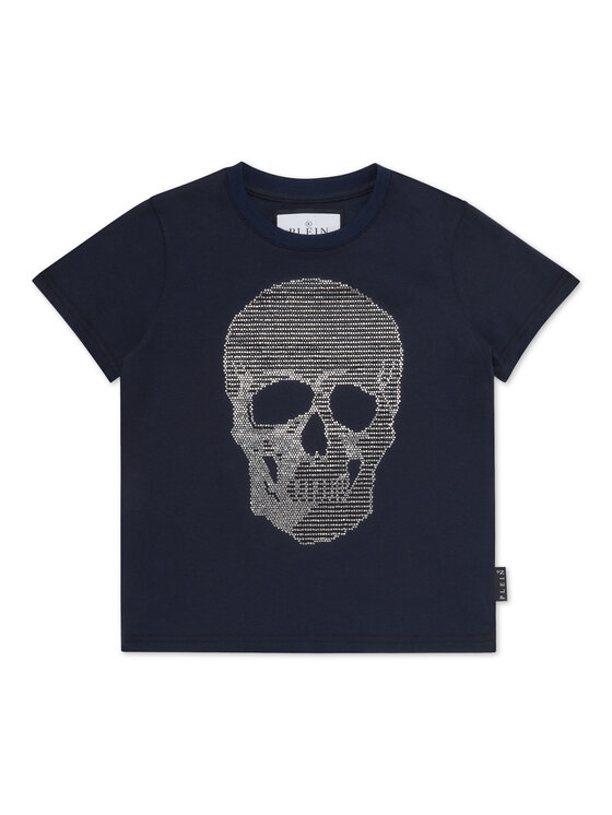 PHILIPP PLEIN PHILIPP PLEIN T-shirt 19743 Blu Regular Fit