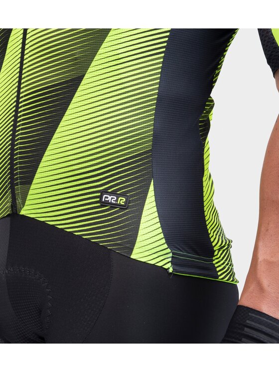 Alé Cycling Alé Cycling Koszulka rowerowa PR-R Square Zielony Fitted Fit