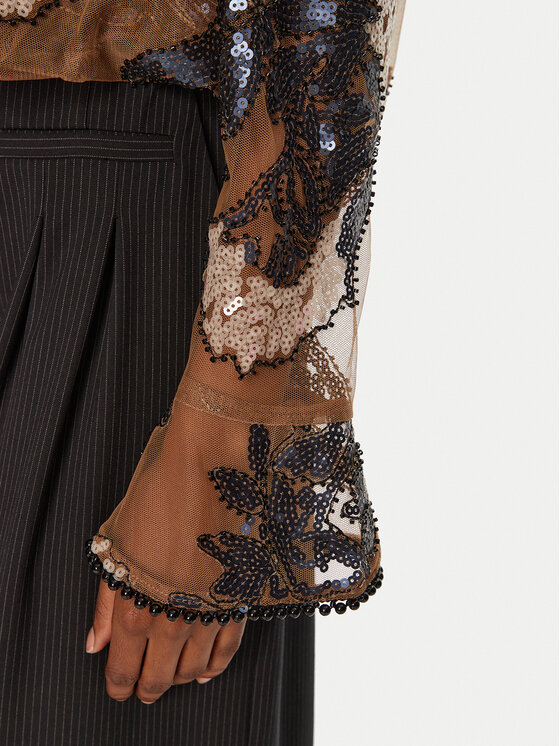 Munthe Munthe Блузка 244101124442 Коричневий Regular Fit