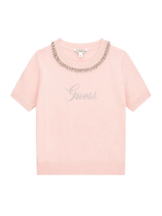 Guess Guess Sweater J6RR14 Z2NQ2 Rózsaszín Regular Fit