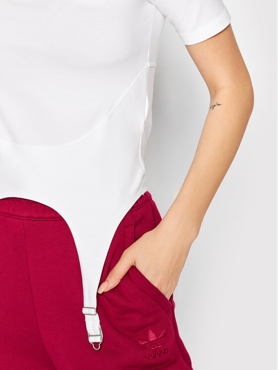 adidas adidas T-Shirt Always Original HF2015 Weiß Tight Fit