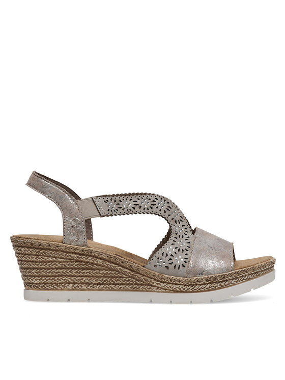 Rieker Rieker Sandale 61916-91 Srebrna
