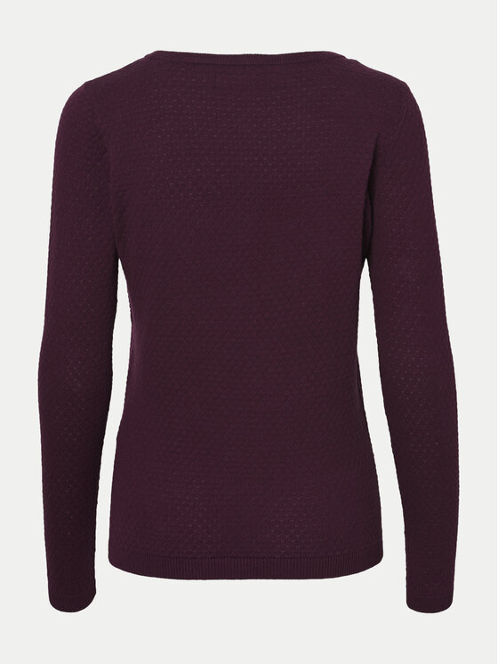 Vero Moda Vero Moda Sweter Care 10136644 Fioletowy Regular Fit