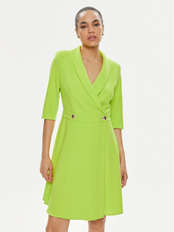 Rinascimento Rinascimento Coctailkleid CFC0118280003 Grün Regular Fit
