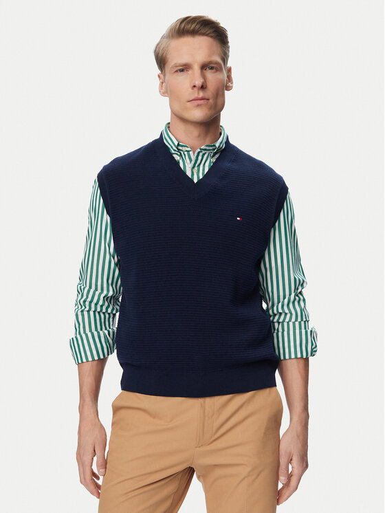 Tommy Hilfiger Tommy Hilfiger Pullover MW0MW43244 Dunkelblau Regular Fit