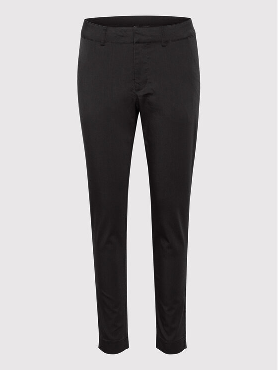 Kaffe Kaffe Текстилни панталони Lea 10505191 Черен Regular Fit