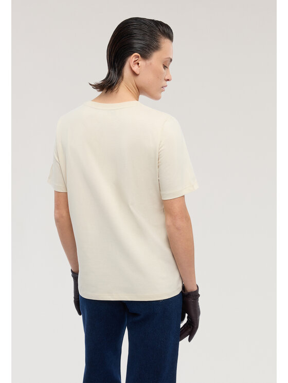 Trussardi Trussardi T-shirt G1336000245N002 Beige Regular Fit