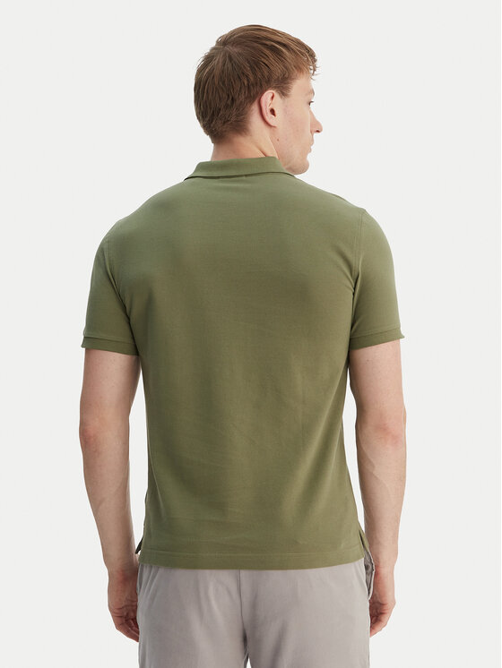 Gant Gant Polo Shield 2220 Zielony Slim Fit