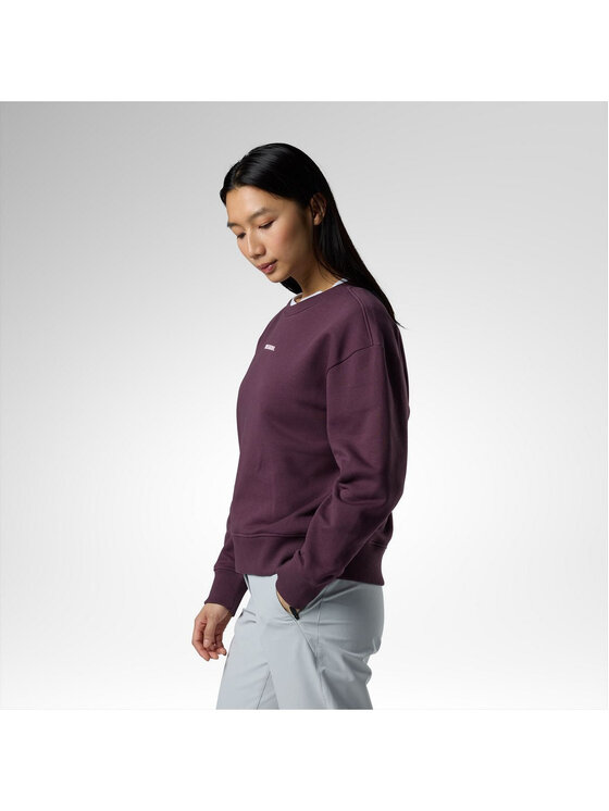Rossignol Rossignol Bluza W Presset Cn Relax Sweatshirt Fioletowy Relaxed Fit