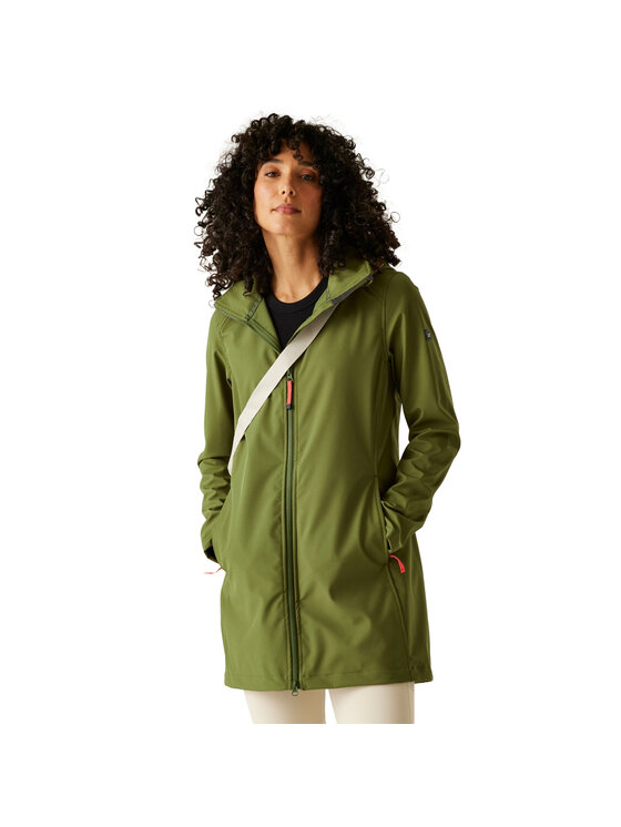 Regatta Regatta Kurtka softshell Carisbrooke Zielony Long Fit