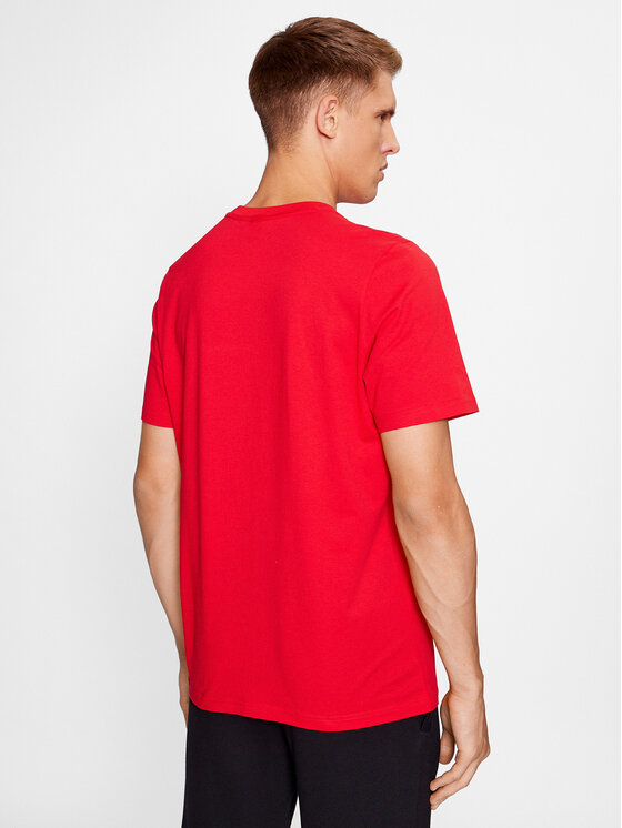 Puma Puma Marškinėliai Ferrari Race 620946 Raudona Regular Fit