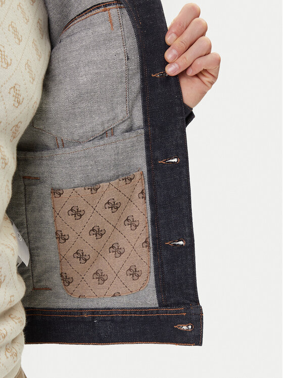 Guess Guess Kurtka przejściowa 177333 Niebieski Classic Fit
