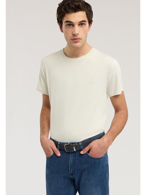 Trussardi Trussardi T-Shirt G0548000118N011 Biały Regular Fit