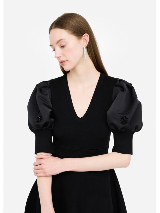 Liu Jo Liu Jo Abito da sera MF5446MA96E22222 Nero Regular Fit