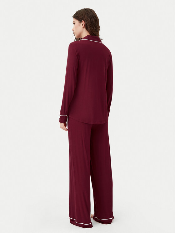 Tommy Hilfiger Tommy Hilfiger Піжама UW0UW05558 Червоний Relaxed Fit