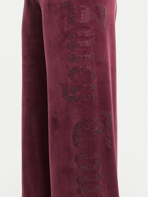 Juicy Couture Juicy Couture Pantaloni da tuta Old Gothic JCWBJ226334 Bordeaux Regular Fit