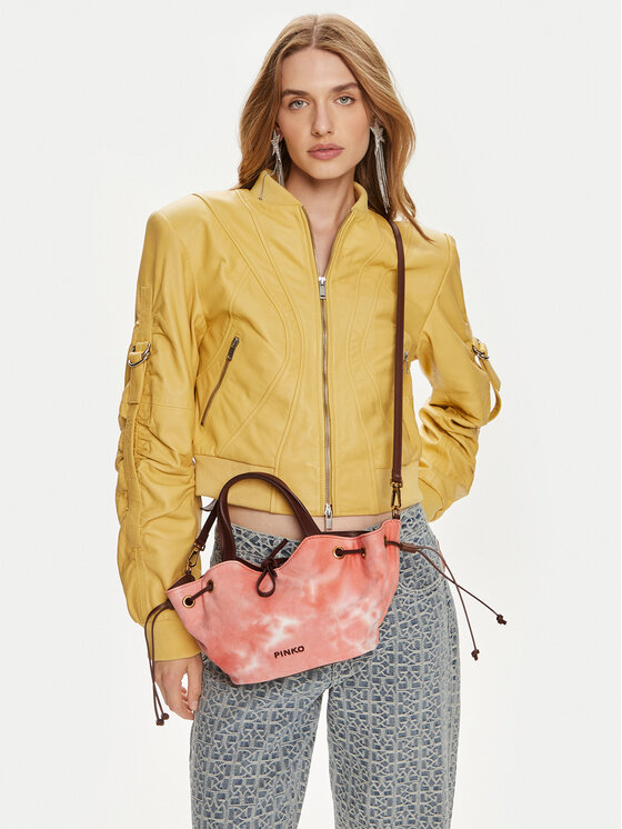 PINKO Pinko Táska Pagoda Small Shopper PE 24 PLTT 102910 A1MB Narancssárga
