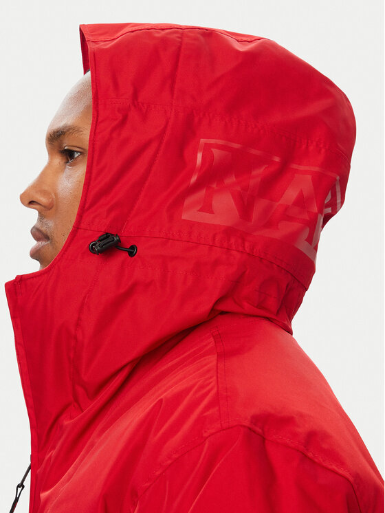 Napapijri Napapijri Kurtka anorak Rainforest Next NP0A4IB9 Czerwony ciemny Regular Fit