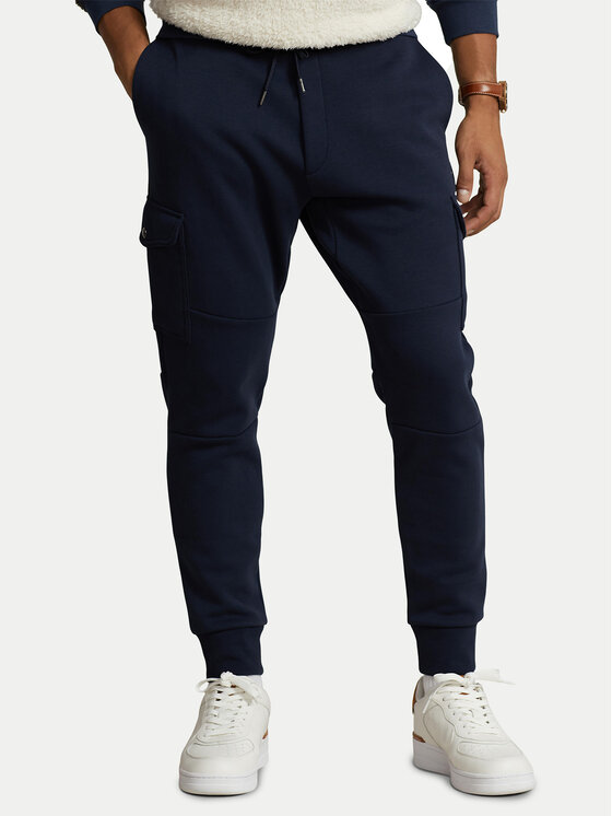 Polo Ralph Lauren Teplákové nohavice 710881522007 Tmavomodrá Regular Fit