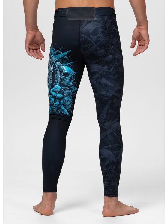 PITBULL PITBULL Legginsy PITBULL WORLD Czarny Regular Fit
