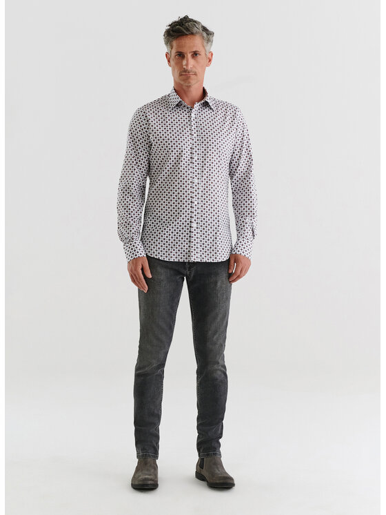 Pako Lorente Pako Lorente Koszula P23WF-1X-017 Biały Slim Fit