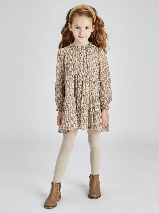 Vestito da giorno 4928 Beige Regular Fit