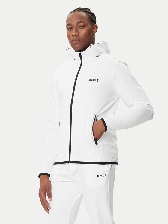 BOSS Bluza Sicon 50542948 Biały Regular Fit