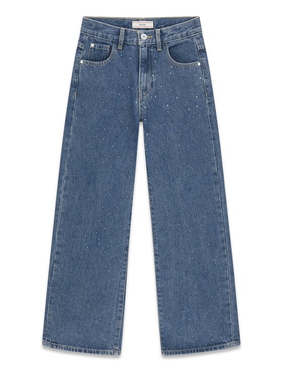 Guess Kids Guess Kids Spodnie materiałowe 183379 Niebieski Regular Fit