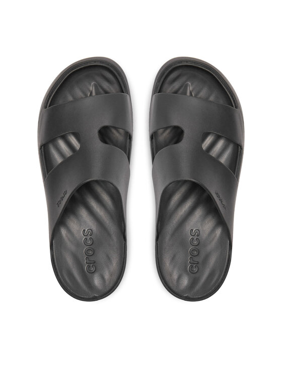 Crocs Crocs Iešļūcenes Getaway Platform H-Strap 209409 Melns
