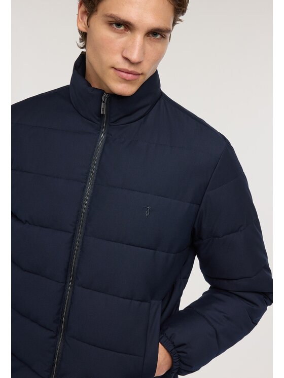 Trussardi Trussardi Płaszcz zimowy 8006M000032N0B5 Niebieski Regular Fit