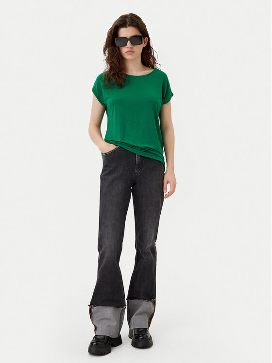 Vero Moda Vero Moda Majica Ava 10284468 Zelena Regular Fit